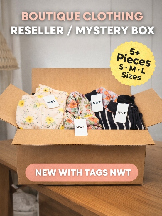Private Label Other - Boutique Reseller Mystery Box NWT Womens Clothing 5+ Pieces S M L